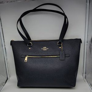 Coach Gallery Tote F79608 Midnight Leather